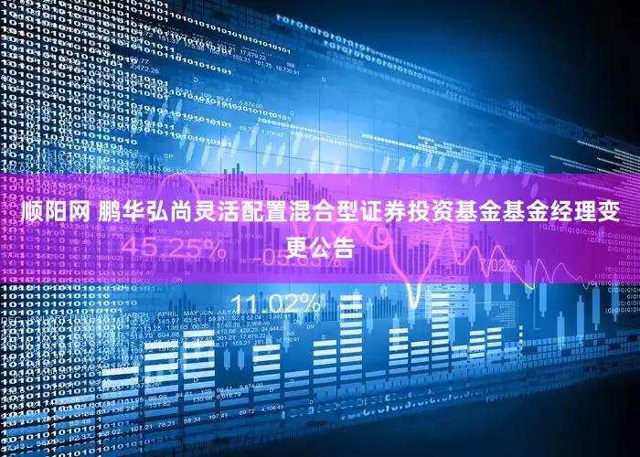 顺阳网 鹏华弘尚灵活配置混合型证券投资基金基金经理变更公告