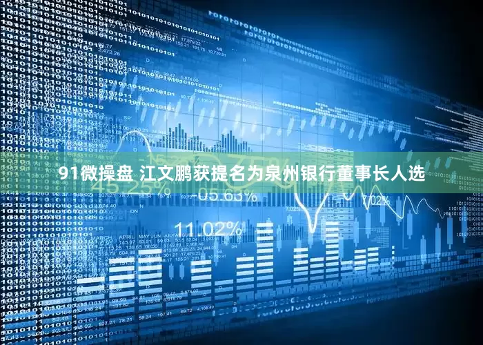 91微操盘 江文鹏获提名为泉州银行董事长人选